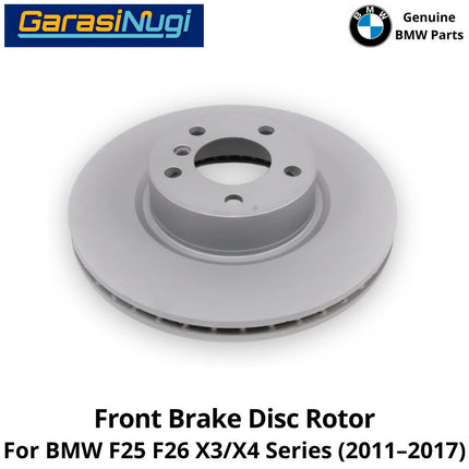 Front Brake Disc BMW F25 F26 Rotor 34106879122 Piringan Cakram Rem Depan Original X3 X4 2011-2017