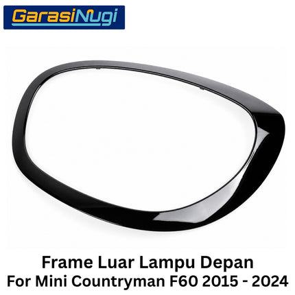 Cover Frame Headlight For Mini Cooper F60 Outer Trim Lampu Depan Countryman 2015 - 2024
