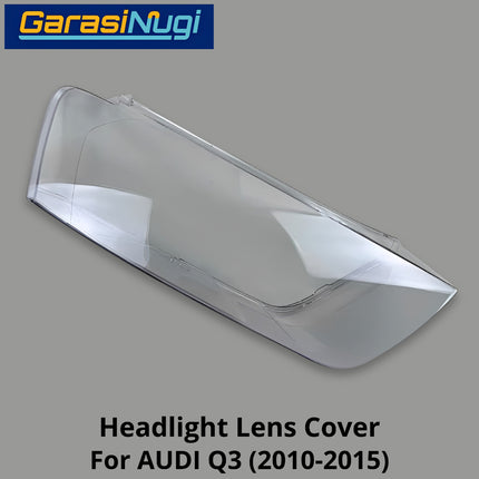 Mika Headlight AUDI Q3 Lens Kaca Cover Lampu Depan 2010-2015