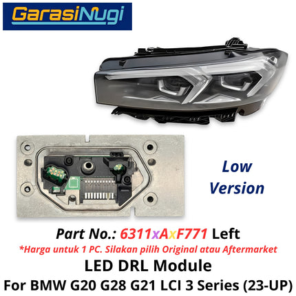 DRL LED For BMW G20 G28 G21 LCI Laser Angel Eyes Light Module Lampu Bulat Senja 330 340