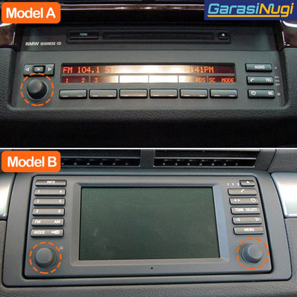 Rotary Radio For BMW E39 E53 E38 Volume Button Knob Tombol Putaran Model A Model B 520 523 728 730 X5