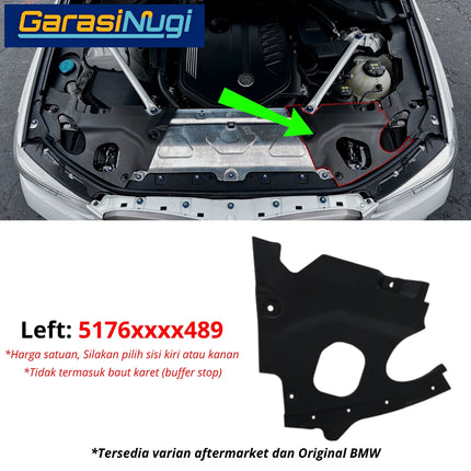 Penutup Kompartemen Mesin BMW G01 G02 Engine Compartment Cover Upper Front X3 X4