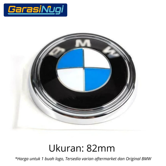 Logo Pintu Bagasi BMW E70 Rear Trunk Badge Emblem Belakang Ukuran 82mm Timbul 2007 - 2013 X5