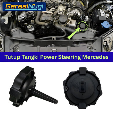Tutup Power Steering Mercedes W204 W203 W211 Reservoir Cap Tanki Ekspansi M271 M112 C200