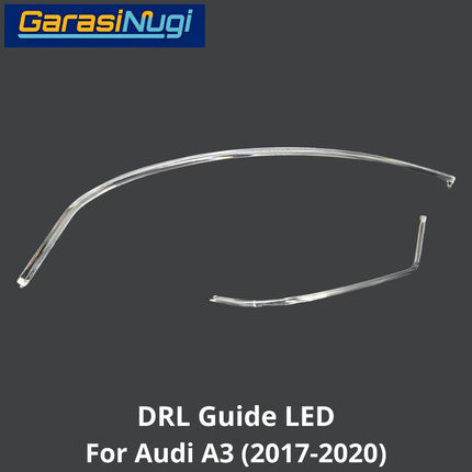 DRL Guide AUDI A3 LED Angel Eyebrow Light Lampu Senja (2017-2020)