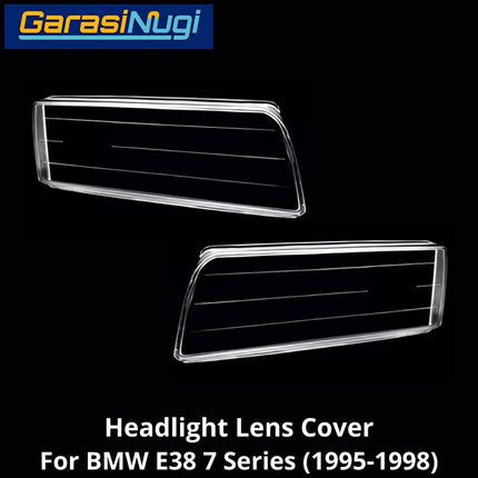 Mika Headlight For BMW E38 Pre-LCI Lens Kaca Cover Lampu Depan 735 (1995-1998)