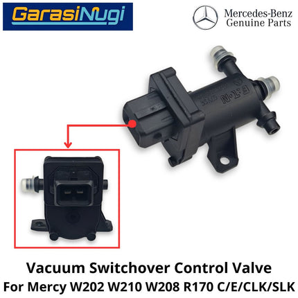 HVAC Vacuum Mercy W202 W210 W208 R170 Switchover Control Valve Vakum Kontrol Katup Solenoid Mercedes C200 E230 CLK