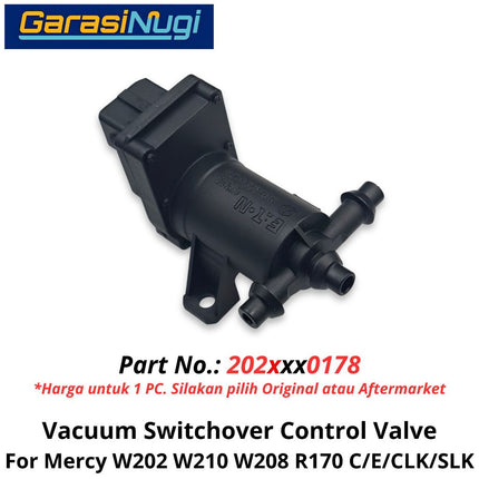 HVAC Vacuum Mercy W202 W210 W208 R170 Switchover Control Valve Vakum Kontrol Katup Solenoid Mercedes C200 E230 CLK
