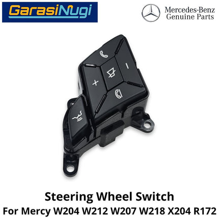 Steering Wheel Mercy W204 W212 W207 R172 Switch Tombol Kontrol Stir Mercedes C200 E200 SLK