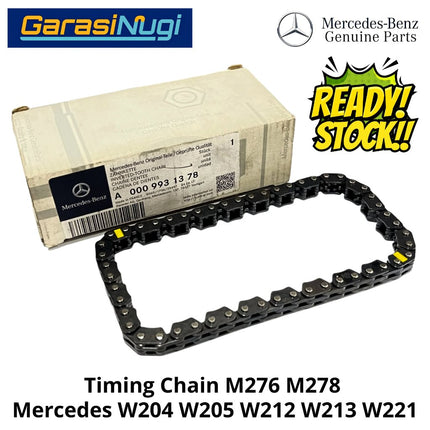 Timing Chain Mercedes W204 W205 W212 Mesin M276 M278 Rantai Keteng Original 0009931378 Mercy C300 E350