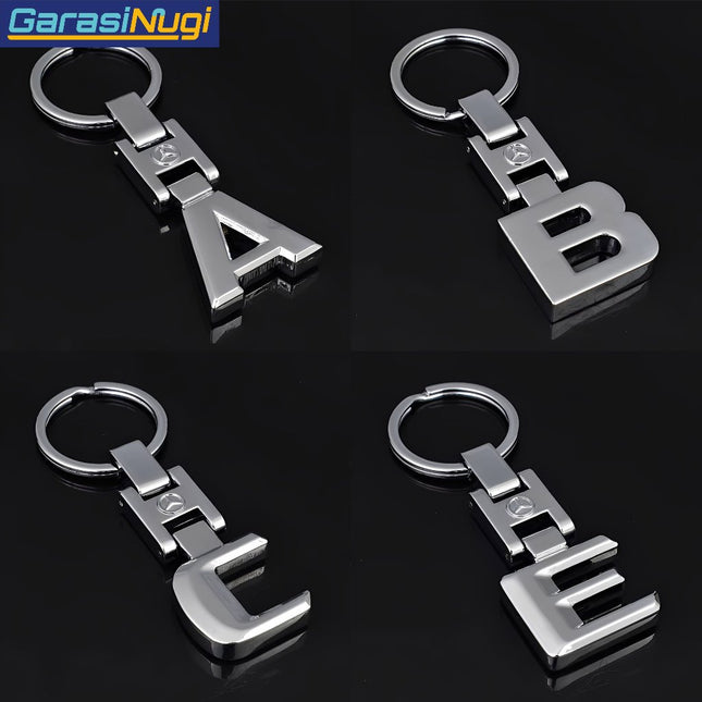Metal Keychain For Mercedes Gantungan Kunci A B C E G R S AMG CLA CLS GLA GLE GLK ML SLK