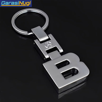 Metal Keychain For Mercedes Gantungan Kunci A B C E G R S AMG CLA CLS GLA GLE GLK ML SLK