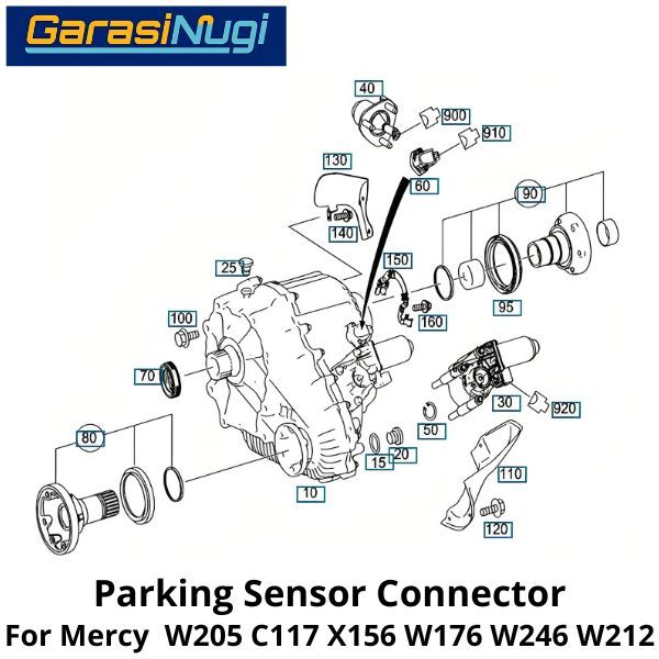 Parking Sensor Mercy W205 C117 X156  W176 W246 W212 Connector C200 CLA GLA