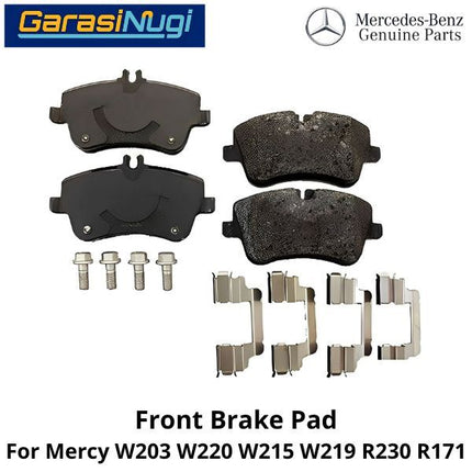 Front Brake Pads Mercy W203 W215 W219 R230 R171 Kampas Rem 0034202820 Depan C200