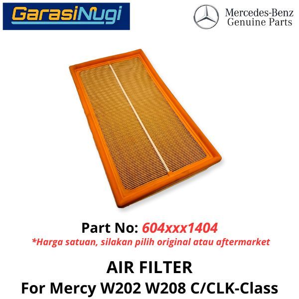 Air Filter Mercy W202 W208 Intake Udara Mesin Mercedes 6040941404 C180 CLK