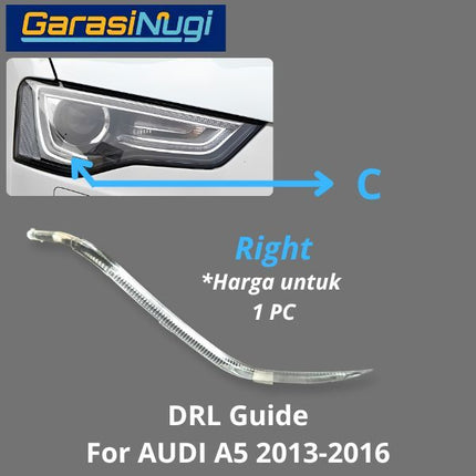 Sein DRL Guide AUDI A5 LED Eyebrow Light Lampu Alis 2013-2016
