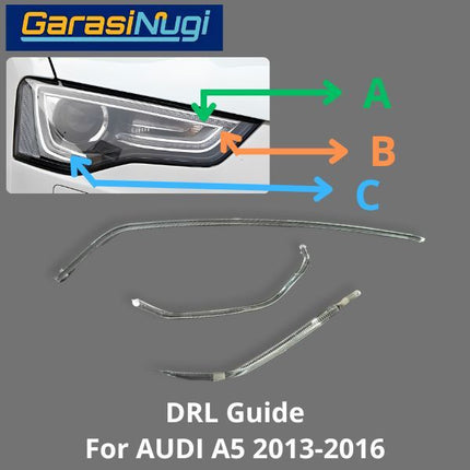 Sein DRL Guide AUDI A5 LED Eyebrow Light Lampu Alis 2013-2016