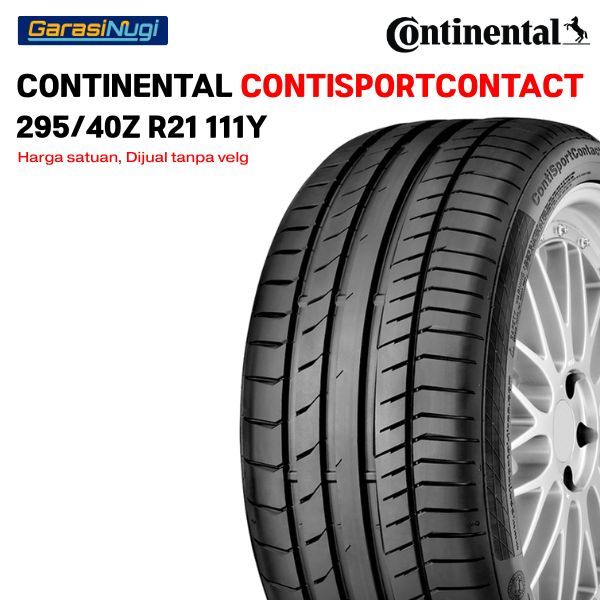 Continental Tire 295/40Z R21 111Y Contisport Contact Ban Depan Belakang