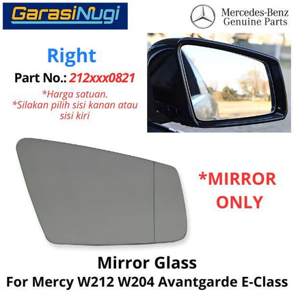 Mirror Glass Mercy W212 W204 W221 Cermin Kaca Spion Depan C200 E250 S300