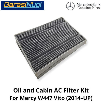 Oil and Cabin AC  Mercy W2447 Filter Kit Saringan Oli dan AC Kabin Set 4478352000 Vito