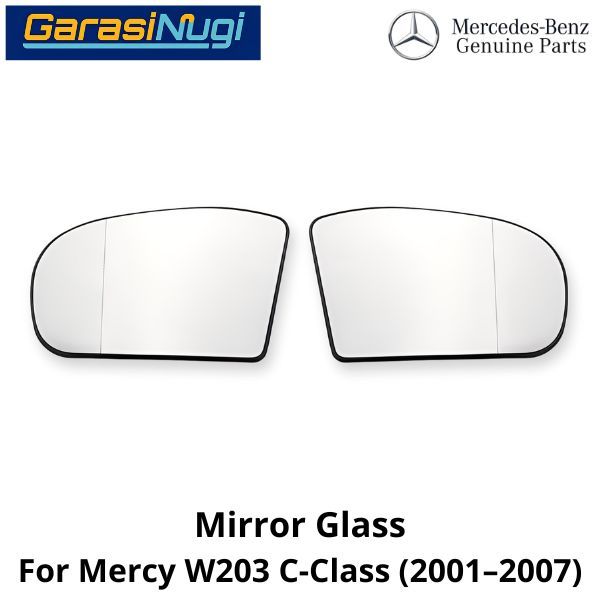 Mirror Glass Mercy W203 Cermin Kaca Spion Depan 2038100221 Mercedes C200