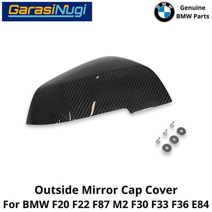 Outside Mirror BMW F20 F30 F32 E84 Cover Cap Penutup Kaca Spion Carbon Fiber Bingkai Luar 120 320 420 X1