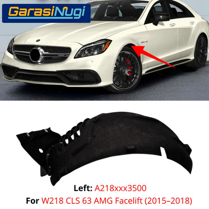 Mercedes W218 Cover Front Fender Liner Penutup Lengkungan Roda Depan CLS