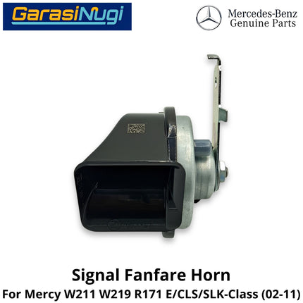 Electric Horn Signal Mercy W211 W219 R171 Fanfare High and Low Note Terompet Klakson Mercedes E240 CLS SLK