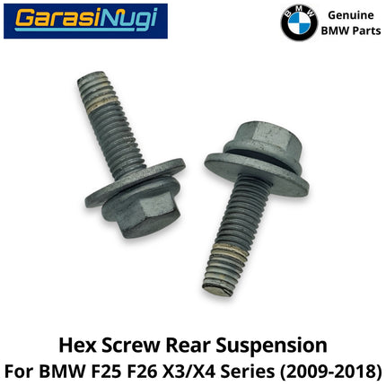 Hex Screw For BMW F25 F26 Rear Suspension Baut Suspensi Belakang 33506792574 X3 X4 2011-2014
