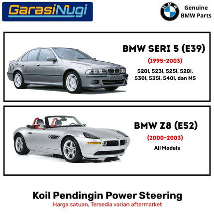 Cooling Oil For BMW E39 E52 Koil Pendingin Power Steering Original 520 Z8