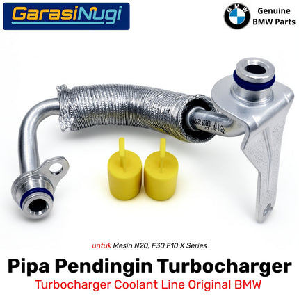 Coolant Pipe For BMW F30 F10 E84 Pipa Pendingin Turbocharger Original N20 320 520