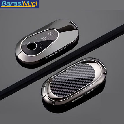 Key Case For Mercedes W207 Sarung Kunci Metal Gun Carbon Short Keychain