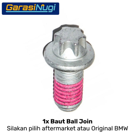 Ball Joint Bolt Original BMW E83 F25 F26 Baut Pengunci Hub Roda Depan 31103413500 X3 X4