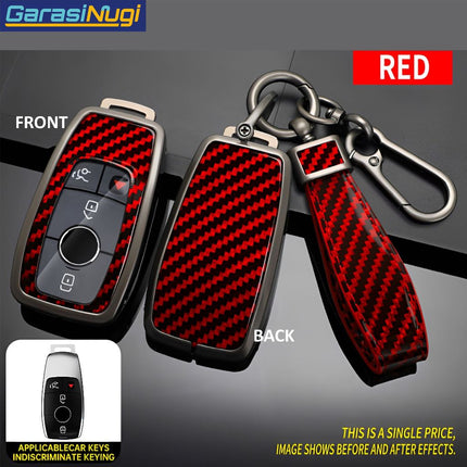 Key Case For Mercedes W177 Sarung Kunci Metal Gun Carbon Long Keychain