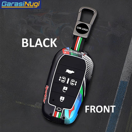 Key Case For Toyota Alphard Vellfire RAV4 Voxy Sienna Sarung Kunci Metal 5 Tombol Short Keychain