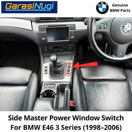 Driver Side For BMW E46 Master Power Window Switch Sakelar Utama Jendela Elektrik 330 1998-2006