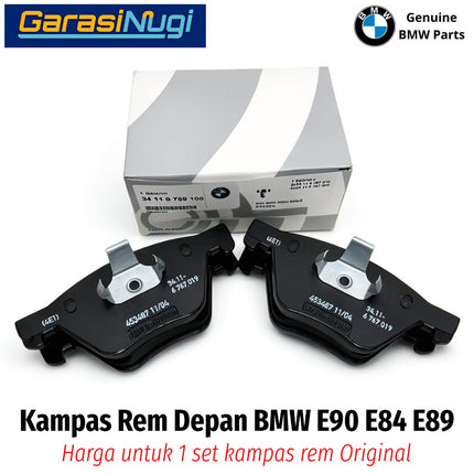 Kampas Rem Depan BMW E90 E84 E89 Front Brake Pads 34116769100 Original 320 X1 Z4