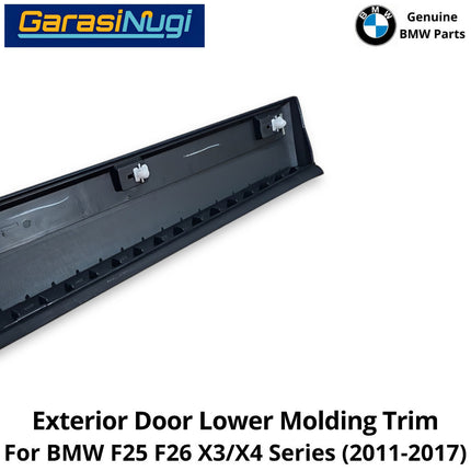 Exterior Door For BMW F25 F26 Lower Molding Trim Cover Eksterior List Penutup Pintu Bawah Depan Belakang X3 X4