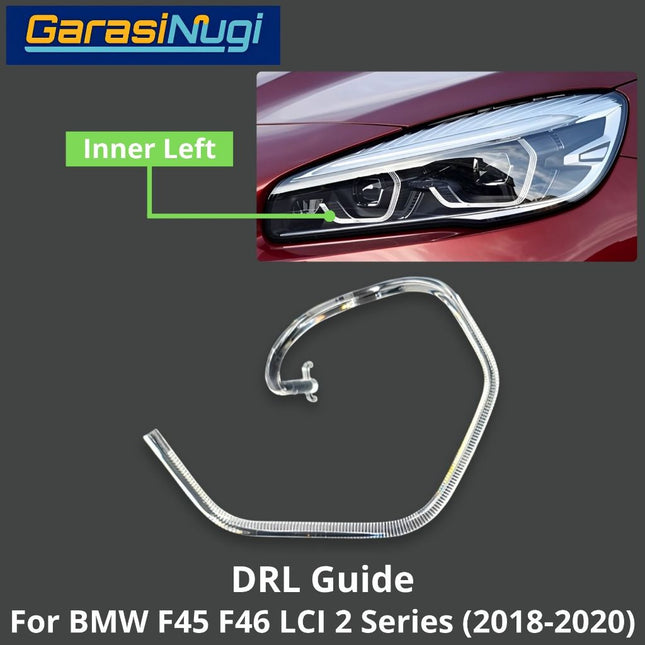 DRL Guide For BMW F45 F46 LCI Tube Angel Eyes LED Lampu Senja 220 230 2018-2020