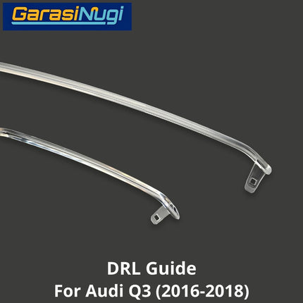 DRL Guide AUDI Q3 Eyebrow Angel Eyes LED Lampu Senja (2016-2018)