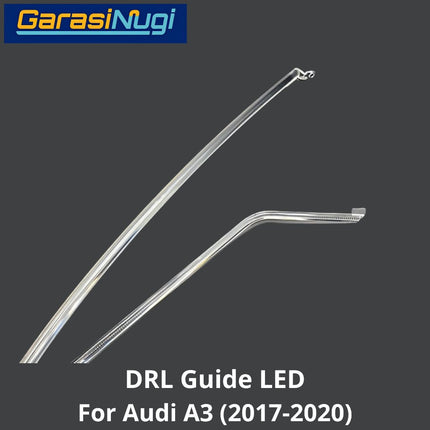 DRL Guide AUDI A3 LED Angel Eyebrow Light Lampu Senja (2017-2020)