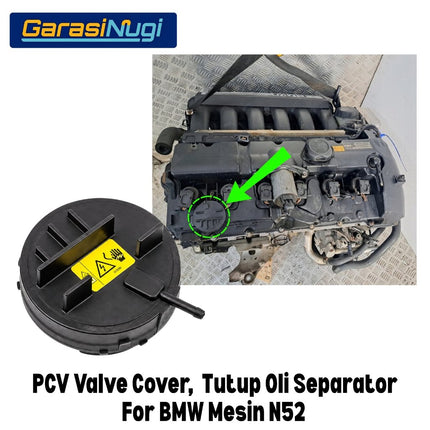 PCV Valve Cover BMW F10 E90 E60 Tutup Oli Separator Mesin N52 523 323