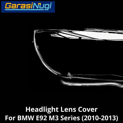 Mika Headlight For BMW E92 E93 LCI Lens Kaca Cover Lampu Depan M3 (2010-2013)
