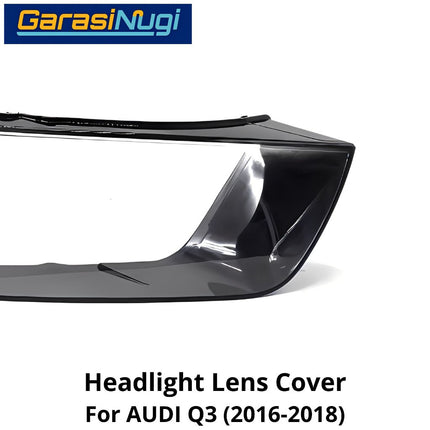 Mika Headlight AUDI Q3 (8U) Facelift Lens Kaca Cover Lampu Depan (2016-2018)