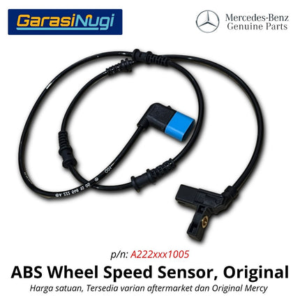 Speed Sensor ABS Mercedes W222 Detektor Kecepatan Roda Depan Front Wheel Original S300