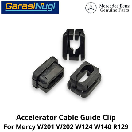 Accelerator Throttle Mercy W201 W124 W140 R129 Cable Guide Clip Klip Kabel Akselerator Mercedes C190 230E SL
