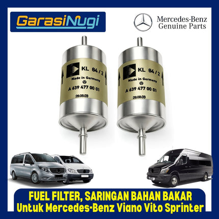 Fuel Filter Mercedes Viano Vito Sprinter Saringan Bahan Bakar Mesin Bensin OrigInal W639 W906 6394770001