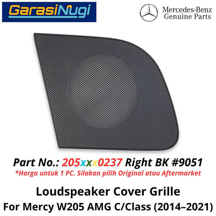 Interior Speaker Mercy W205 Rear Dashboard Cover Tutup Speaker Dasbor Belakang Mercedes C200 (2014–2021)