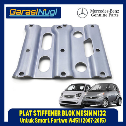 Plat Stiffener Blok Mesin Smart Fortwo W451 M132 Cover Cylinder Crankcase Engine Original 1320110095