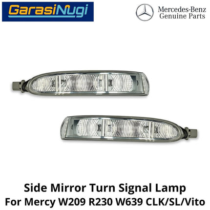 Side Mirror Mercy W209 R230 W639 Turn Signal Lamp Assy Lampu Sein Spion Depan Samping Mercedes CLK SL Vito